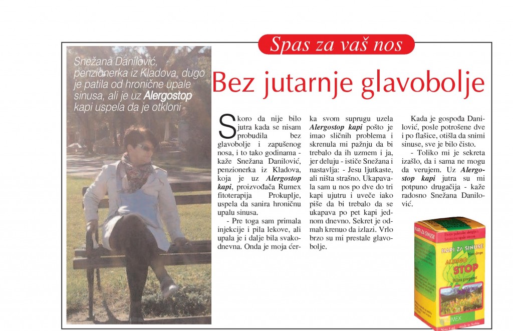 Bez jutarnje glavobolje